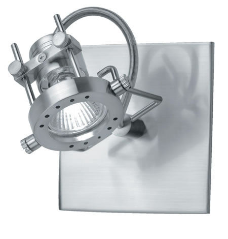 Wall Light Polished Steel Finish