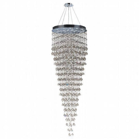 Chandelier Chrome Finish And Hand Cut Crystal l0144618-WWL