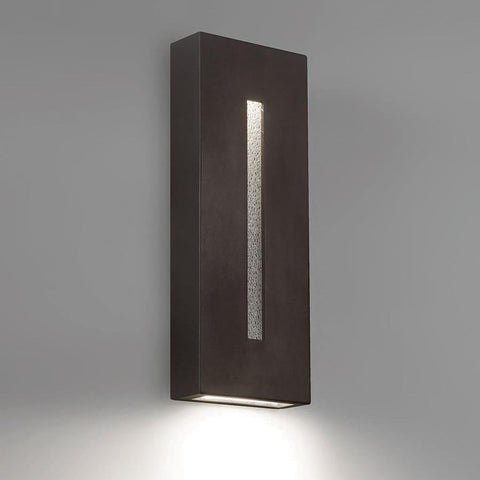 Wall Sconse Bronze Finish And Crystal Glass Insert #100852-14