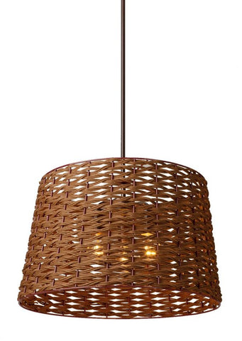 Pendant Brown Finish and Brown Shade #020807-015