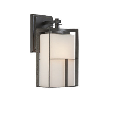 Outdoor Wall Light Black Finish And Frosted Glass #170912-015