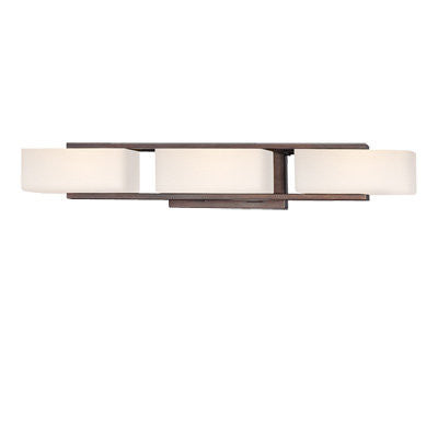 Bathroom Light Bronze Finish And Frosted Glass #090812-014