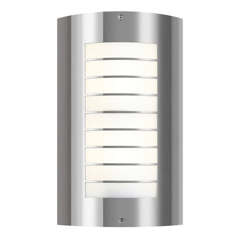 Outdoor Wall Light  polished Stainless Steel Finish #170931-014