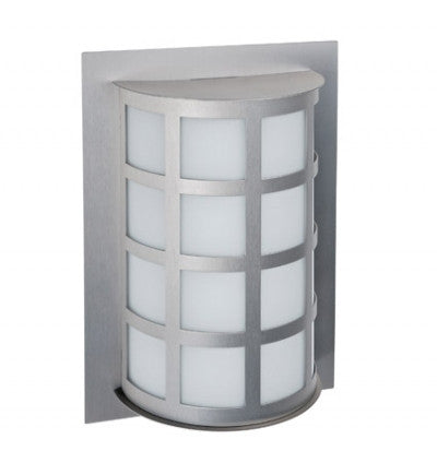Outdoor Wall Light Stainless Steel  Finish With Opal Glass #1170909-015