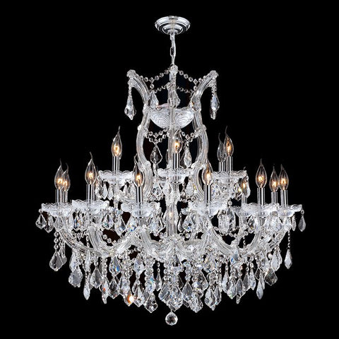 Chandelier Chrome And Hand Cut Crystal 1-44-318-JSH-MT