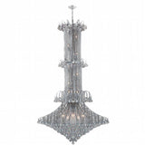 Crystal Chandelier Polished Chrome Frame and 30%Lead Cut Crystal 4472-110